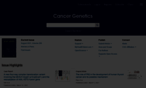 Cancergeneticsjournal.org thumbnail