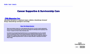 Cancersupportivecare.com thumbnail