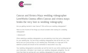 Cancun-wedding-video.com thumbnail