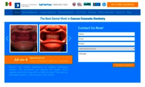Cancuncosmeticdentistry.com thumbnail