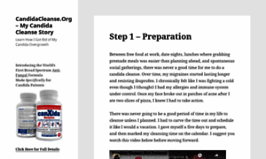 Candidacleanse.org thumbnail