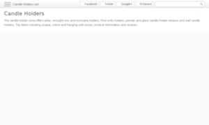 Candle-holders.net thumbnail