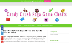 Candycrushsagagamecheats.com thumbnail