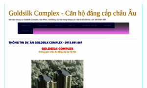 Canhogoldsilkcomplex.blogspot.com thumbnail