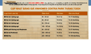 Canhovinhomescentralpark.com.vn thumbnail