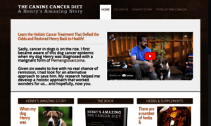 Caninecancerdiet.com thumbnail