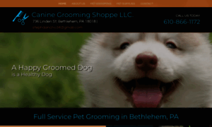 Caninegroomingshoppe.com thumbnail