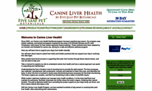 Canineliverhealth.com thumbnail