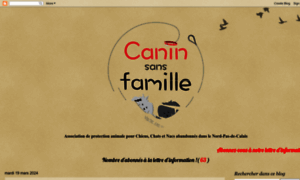 Caninsansfamille.com thumbnail