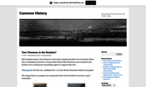 Canmorehistory.wordpress.com thumbnail