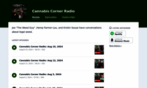 Cannabiscornerradio.transistor.fm thumbnail