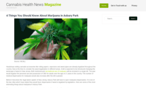 Cannabishealthnewsmagazine.com thumbnail