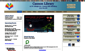 Cannonlibrary.org thumbnail