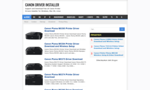 Canon-driverinstaller.com thumbnail