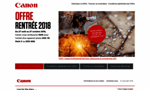 Canon-france-photospecialists-promotion-2018.sales-promotions.com thumbnail