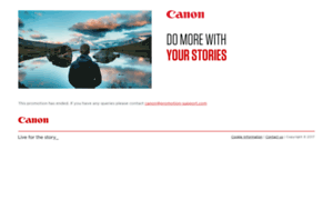 Canon-irista-2017.sales-promotions.com thumbnail