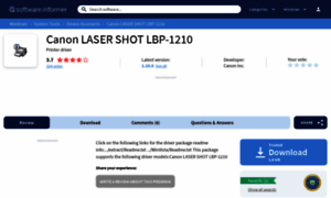 Canon-laser-shot-lbp-1210.software.informer.com thumbnail