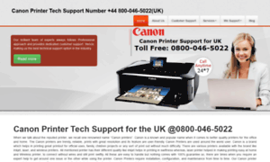 Canon-printer-customer-support-number.co.uk thumbnail