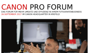 Canon-pro-forum-event.sales-promotions.com thumbnail