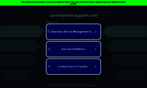 Canondrivers-support.com thumbnail