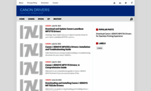 Canonijdrivers.com thumbnail
