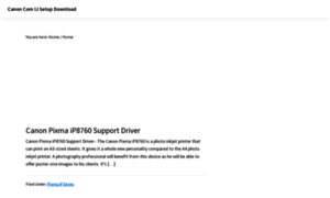 Canonijsetupdownload.com thumbnail
