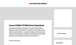 Canonpixmadriverdownload.com thumbnail