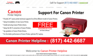 Canonprinterhelpline.com thumbnail