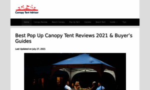 Canopytentadvisor.com thumbnail