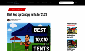 Canopytentreviews.com thumbnail