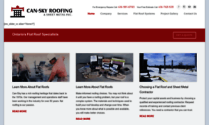Canskyroofing.com thumbnail
