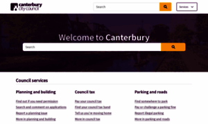 Canterbury.gov.uk thumbnail