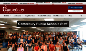 Canterburypublicschools.org thumbnail