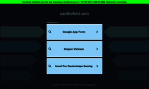 Canthoford.com thumbnail