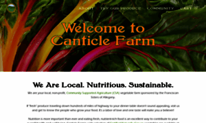 Canticlefarm.org thumbnail