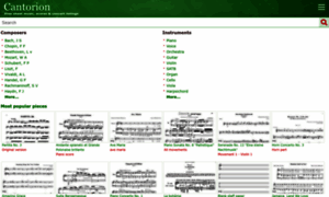 Cantorion.org thumbnail