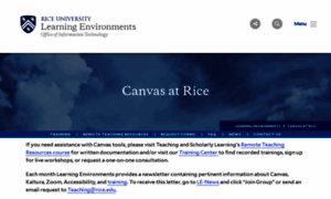 Canvas.rice.edu thumbnail
