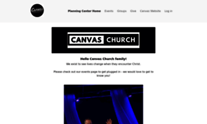 Canvaschurch.churchcenter.com thumbnail