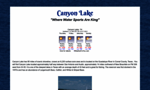 Canyon-lake.net thumbnail