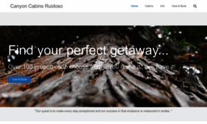 Canyoncabinsruidoso.com thumbnail