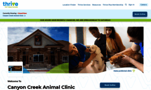 Canyoncreekanimalclinic.com thumbnail