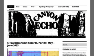 Canyonechojournal.com thumbnail