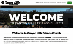 Canyonhillsfriends.org thumbnail