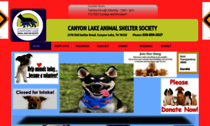 Canyonlakeanimalshelter.com thumbnail