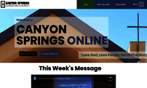 Canyonspringschristian.com thumbnail