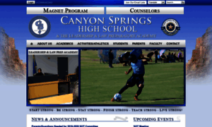 Canyonspringshighschool.org thumbnail