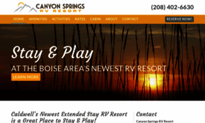 Canyonspringsrvresort.com thumbnail