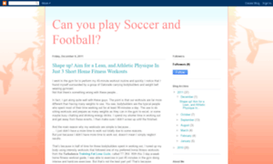 Canyouplayfootballsoccer.blogspot.com thumbnail