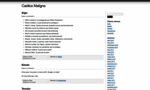 Caoticomaligno.wordpress.com thumbnail