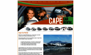 Capecarrental.com thumbnail